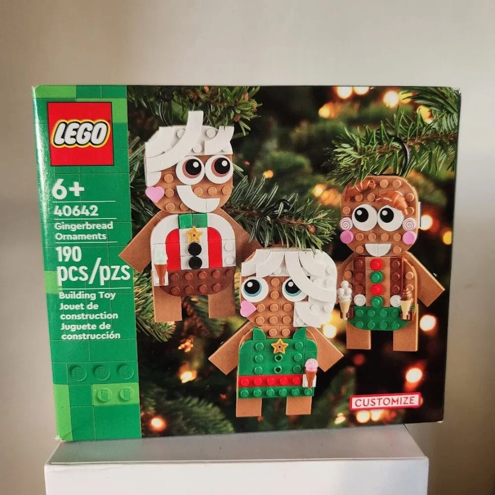 NEW Lego Gingerbread Ornaments Christmas Tree Decor Building Set 40642 Includes